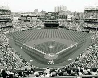 Mlb American League Wallpaper Black White New Yankee Stadium