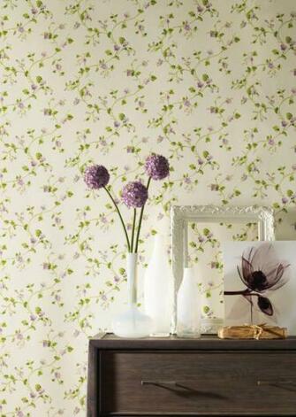 Waverly Cottage Wallpaper Traditional Boston By
