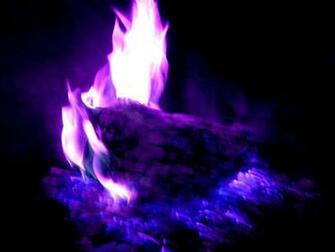 Purple Flames Background