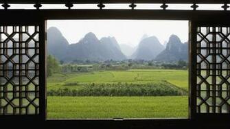 Peaks Ed Through Window Frame With Resolutions Pixel