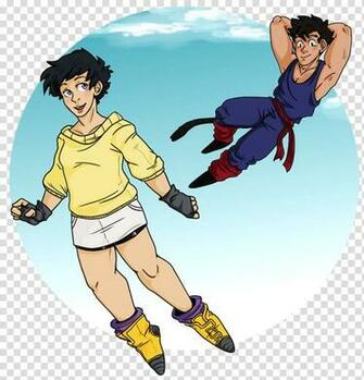 Videl And Gohan Transparent Background Png Clipart Pngguru