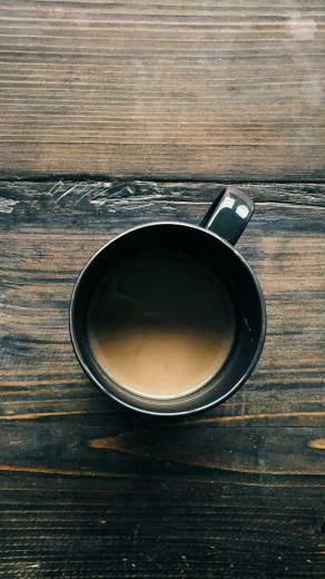 Coffee Cup On Wooden Table iPhone Plus HD Wallpaper Ipod