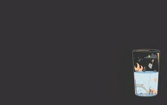 Glass Humor Grey Background Wallpaper Desktop
