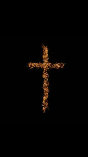 Galaxy With Cross Wallpaper Fire Note