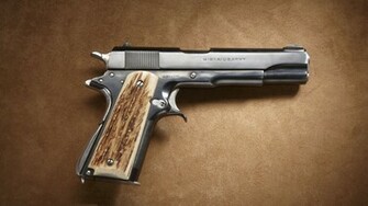 Colt Pistol Computer Wallpaper Desktop Background
