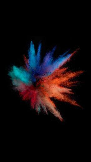 iPhone X Color Splash Wallpaper Colors Patterns