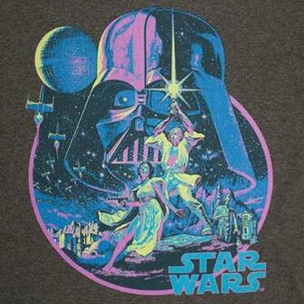 Star Wars Charcoal Grey Acid Dawn Tshirt Superheroden