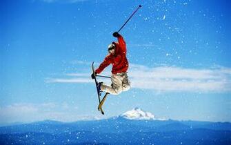 Skiing Winter Sports HD Wallpaper Desktop