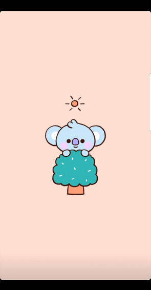 Koya Bt21 In Pink Wroqsy2fz4zi3xzw Wallpaper
