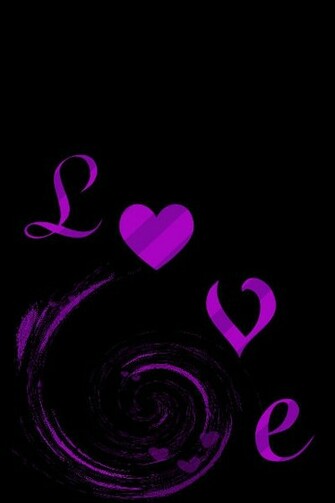 Black Love Hearts Background Heart Wallpaper