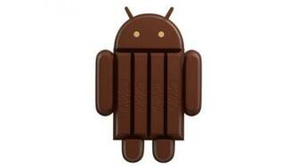 Image Of A Android Kit Kat With White Background