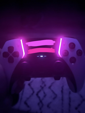 Controller Lit Up Pink R Ff06b5