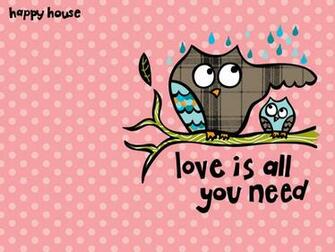 Cool Owl Background Happy House Wallpaper