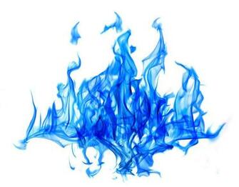 Blue Flames Transparent Image