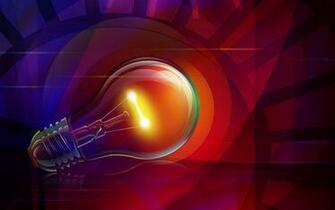 Colorful Still Life Light Bulbs Desktop Wallpaper