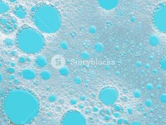 Turquoise Froth Foamy Background Soap Detergent Bubbles On