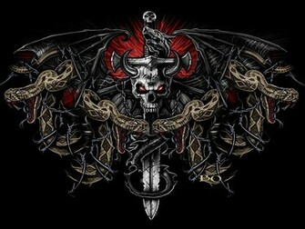 Wallpaper Gothic Skulls Death Fantasy Erotic And Animals For