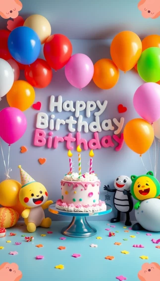 Cocomelon Happy BirtHDay Wallpaper