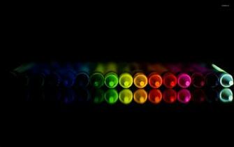 Multicolored Crayons Wallpaper Photography