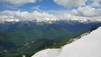Wallpaper Russia Krasnaya Polyana Greater Sochi Russian