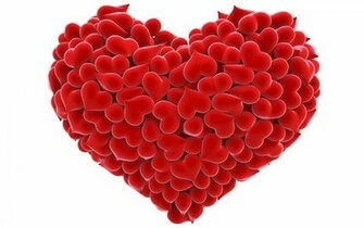3d Heart Drawing Red Desktop Wallpaper Hq Photo Image