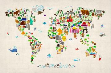 World Map Wallpaper To Suit Any Home Maps