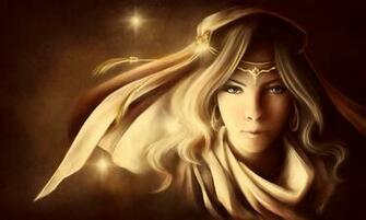 Painting Art Face Girls Fantasy Girl Women Blonde Wallpaper Background