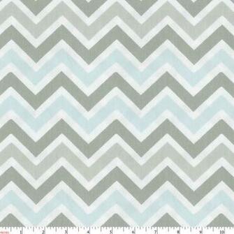 Turquoise And Coral Chevron Background Mist Gray