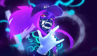 Kda Akali Skin Wallpaper By Skailak And
