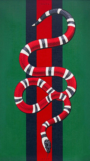 Gucci Snake Logo Wallpaper On