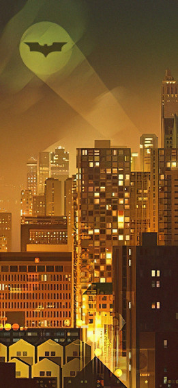 Gotham City Digital Art 4k iPhone Xs X HD Wallpaper Image