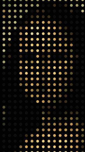 Wallpaper Mona Lisa Portrait Pixels Sony Xperia