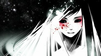 Dark Anime Cartoon Girl HD Image Wallpaper