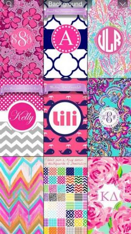 Monogram Wallpaper For iPhone Group