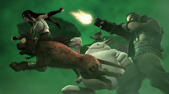 Final Fantasy Wallpaper Vii Barret Tifa