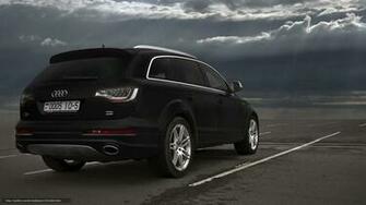 Wallpaper Audi Q7 Black Desktop