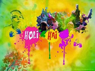 Cute Holi HD Wallpaper