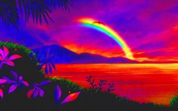 The Rescuers Rainbow Wallpaper Classic Disney