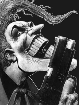 Laughing Joker With A Gun Screensaver For Amazon Kindle
