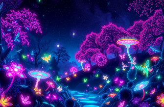 Glow In The Dark Wallpaper
