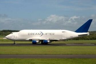 Boeing Dreamlifter On Runway Aircraft Wallpaper