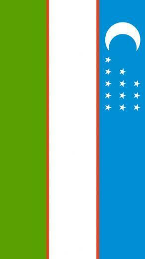 Uzbekistan Flag iPhone Wallpaper HD
