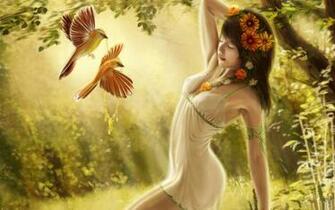 Wallpaper Girl Pictures Digital Fantasy Art Wide