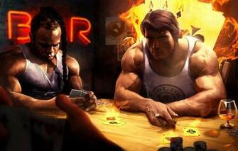 Wallpaper Card The Game Poker Arnold Schwarzenegger
