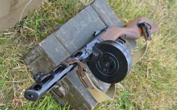 Desktop Wallpaper Submachine Gun Smg Ppsh Closeup Army