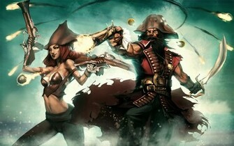 Miss Fortune Gangplank HD Wallpaper League Of Legends Champion Lol