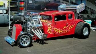 Red Hot Rod HD Wallpaper