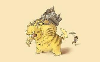 Pokemon Pikachu Digimon Psyduck Ash Taichi Kamiya Trainer
