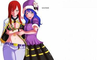 Girls Juvia Lockser Erza Scarlet Anime Fairy Tail HD Wallpaper Z07