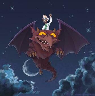 Pazuzu And Farnsworth By Wonderdookie